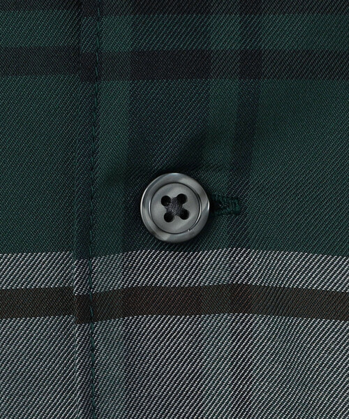 DAIWA PIER39(ダイワピア39)の「DAIWA PIER39 | TECH SPORTS OPEN COLLAR SHIRT L/S BIG TARTAN MEN(シャツ/ブラウス・メンズ・ブラック系その他/グリーン系その他・M/S/L)」の9枚目の写真