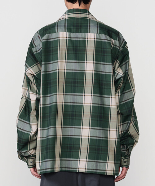 DAIWA PIER39(ダイワピア39)の「DAIWA PIER39 | TECH SPORTS OPEN COLLAR SHIRT L/S BIG TARTAN MEN(シャツ/ブラウス・メンズ・ブラック系その他/グリーン系その他・M/S/L)」の12枚目の写真