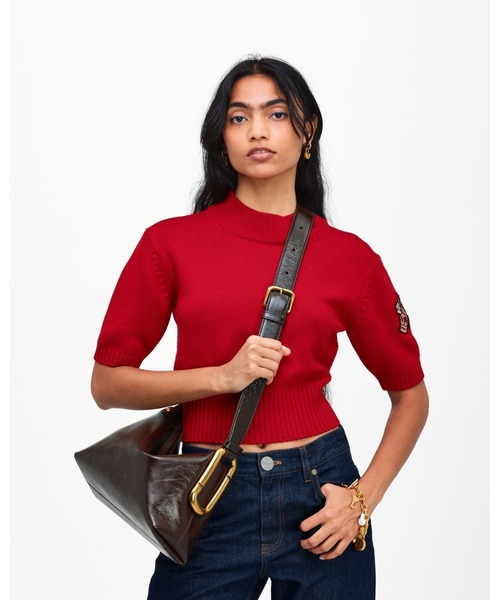 MARC JACOBS(マークジェイコブス)の「SCENE MEDIUM SHOULDER BAG/シーン ミディアム ショルダー バッグ(ショルダーバッグ・レディース・ダークブラウン・ONE SIZE)」の7枚目の写真