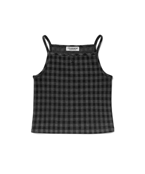 TTUDEMENT（トュードメント）の「[SET] GINGHAM CHECK CARDIGAN SET_BLACK（カーディガン/ボレロ・レディース・その他・FREE）」の10枚目の写真