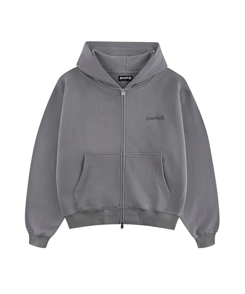 SUPPLIER(サプライヤー)の「SUPPLIER/サプライヤー Cross Zip Hoodie V2(パーカー・メンズ・グレー/カモフラージュ・L)」の2枚目の写真