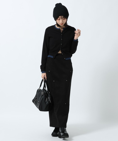 PAGEBOY(ページボーイ)の「レイヤードライクカーディガン【マシンウォッシャブル】(カーディガン/ボレロ・レディース・ブラウン/ブラック/オフホワイト・FREE)」の15枚目の写真