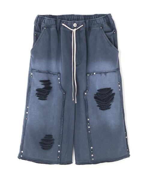 DANKE SCHON(ダンケシェーン)の「DankeSchon/ダンケシェーン/SULFER CHEMICAL SWEAT W-KNEE(スウェットパンツ・メンズ・ネイビー/グレー/レッド/ブラック系その他・M/L)」の7枚目の写真