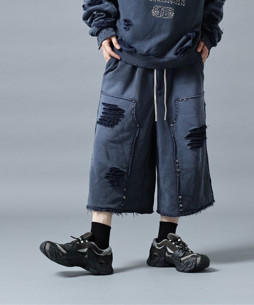 DankeSchon/ダンケシェーン/SULFER CHEMICAL SWEAT W-KNEE（スウェット