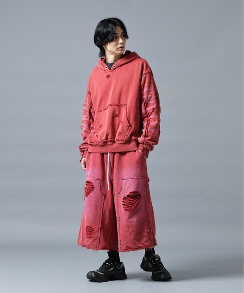 DANKE SCHON(ダンケシェーン)の「DankeSchon/ダンケシェーン/SULFER CHEMICAL SWEAT W-KNEE(スウェットパンツ・メンズ・ネイビー/グレー/レッド/ブラック系その他・M/L)」の20枚目の写真