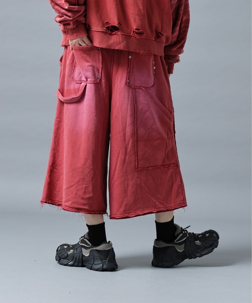 DANKE SCHON(ダンケシェーン)の「DankeSchon/ダンケシェーン/SULFER CHEMICAL SWEAT W-KNEE(スウェットパンツ・メンズ・ネイビー/グレー/レッド/ブラック系その他・M/L)」の18枚目の写真