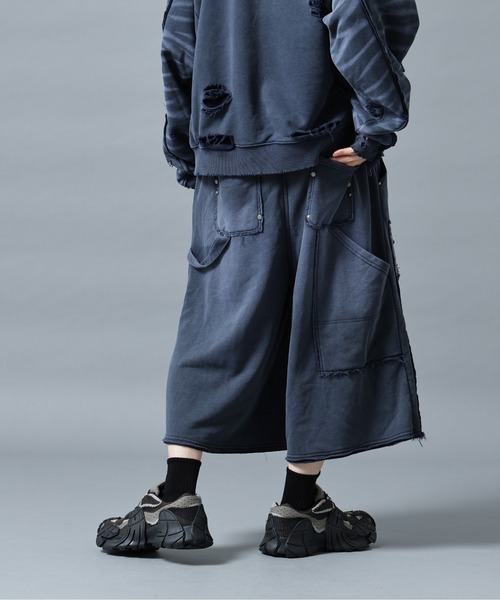 DANKE SCHON(ダンケシェーン)の「DankeSchon/ダンケシェーン/SULFER CHEMICAL SWEAT W-KNEE(スウェットパンツ・メンズ・ネイビー/グレー/レッド/ブラック系その他・M/L)」の10枚目の写真