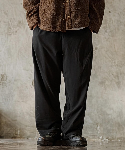 CAMBIO(カンビオ)の「mp15304-Brushed Flannel Wide Straight Pants イージーパンツ(A75726cmb)(その他パンツ・メンズ・ブラック/グレー/チャコール・S/M/L)」の10枚目の写真
