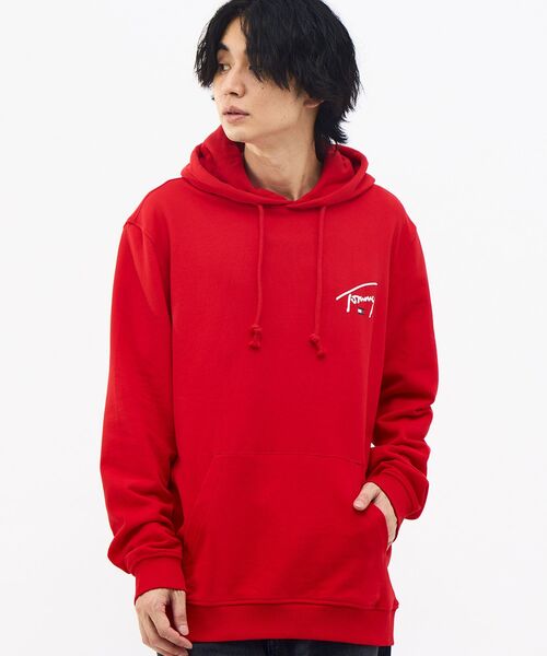 tommy jeans(トミー ジーンズ)の「【オンライン限定】ユニセックス レギュラーエントリーシグネチャーパーカー(パーカー・メンズ・レッド系7/ブラック/ライトグレー系1・MEDIUM/SMALL/X-LARGE/LARGE)」の9枚目の写真