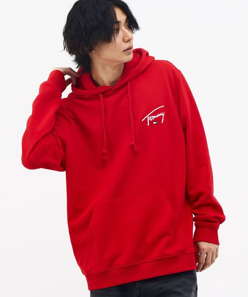 tommy jeans(トミー ジーンズ)の「【オンライン限定】ユニセックス レギュラーエントリーシグネチャーパーカー(パーカー・メンズ・レッド系7/ブラック/ライトグレー系1・MEDIUM/SMALL/X-LARGE/LARGE)」の10枚目の写真