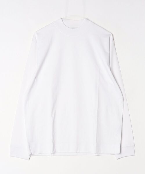 AOURE（アウール）の「PABLO モックネック ロングスリーブ（その他トップス・メンズ・ホワイト/ブラック・MEDIUM/SMALL/LARGE）」の2枚目の写真