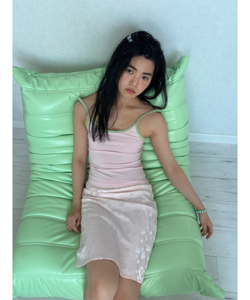 THEPORTA（ザ ポルタ）の「FLORAL JACQUARD MIDI SKIRT, BABY PINK（スカート・レディース・その他・SMALL/MEDIUM）」の3枚目の写真