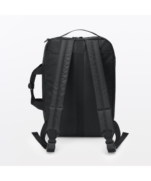 無印良品(ムジルシリョウヒン)の「肩の負担を軽くする 撥水 3way ビジネスバッグ(バックパック/リュック・レディース・ブラック・FREE)」の7枚目の写真