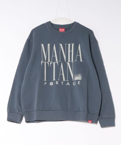 Cassette Chart(カセットチャート)の「【Manhattan Portage】SWEAT TRAINER M651(スウェット・メンズ・ブルー/ピンク・S/M)」の2枚目の写真