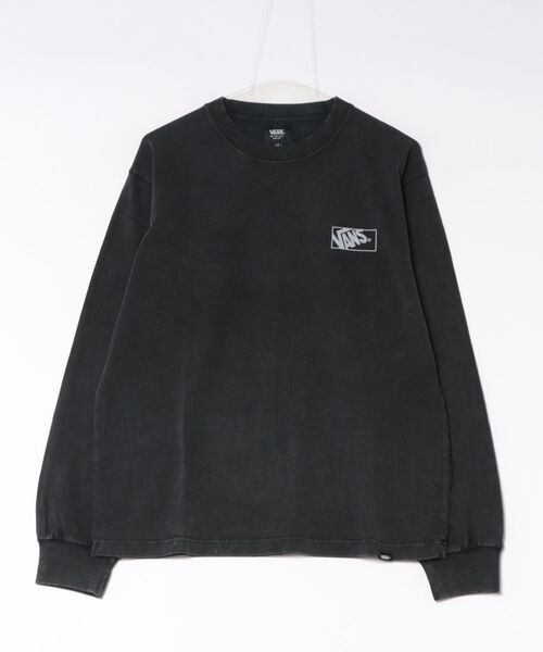 VANS(バンズ)の「VANS ヴァンズ U Cool Feet L TEE ロングスリーブ 126K1023000 ABC-MART限定 BLACK(Tシャツ/カットソー・メンズ・ブラック・SMALL/LARGE/MEDIUM/X-LARGE)」の1枚目の写真