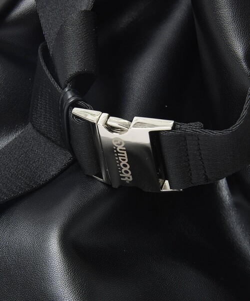 OUTDOOR PRODUCTS(アウトドアプロダクツ)の「【OUTDOOR PRODUCTS / アウトドアプロダクツ】2WAY巾着ベルトフェイクレザートートバッグM/フェイクレザー/トートバッグ(トートバッグ・レディース・ブラック/カーキ・フリー)」の20枚目の写真