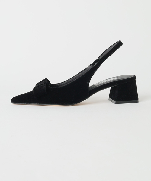 LE TALON（ルタロン）の「《/WEB+一部店舗限定》Le decore / ル デコレclassic ribbon パンプス（パンプス・レディース・ホワイト/ピンク/ベージュ系その他/ブラック×ブラック・25cm/24.5cm/24cm/23.5cm/23cm/22.5cm/22cm）」の12枚目の写真