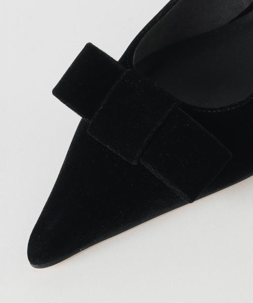 LE TALON（ルタロン）の「《/WEB+一部店舗限定》Le decore / ル デコレclassic ribbon パンプス（パンプス・レディース・ホワイト/ピンク/ベージュ系その他/ブラック×ブラック・25cm/24.5cm/24cm/23.5cm/23cm/22.5cm/22cm）」の19枚目の写真
