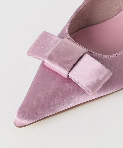 LE TALON（ルタロン）の「《/WEB+一部店舗限定》Le decore / ル デコレclassic ribbon パンプス（パンプス・レディース・ホワイト/ピンク/ベージュ系その他/ブラック×ブラック・25cm/24.5cm/24cm/23.5cm/23cm/22.5cm/22cm）」の22枚目の写真