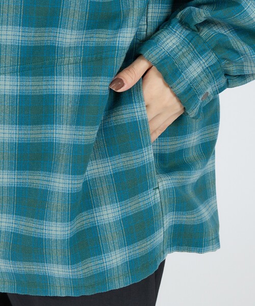 NANGA(ナンガ)の「【NANGA / ナンガ】GRID TARTAN FIELD HOOD SHIRT / タータンチェック フィールド フードシャツ / N2620-1I058A(シャツ/ブラウス・メンズ・グリーン・M/L)」の13枚目の写真