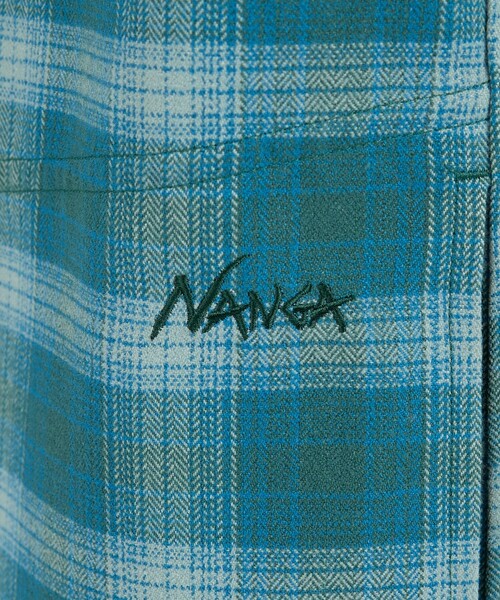 NANGA(ナンガ)の「【NANGA / ナンガ】GRID TARTAN FIELD HOOD SHIRT / タータンチェック フィールド フードシャツ / N2620-1I058A(シャツ/ブラウス・メンズ・グリーン・M/L)」の14枚目の写真