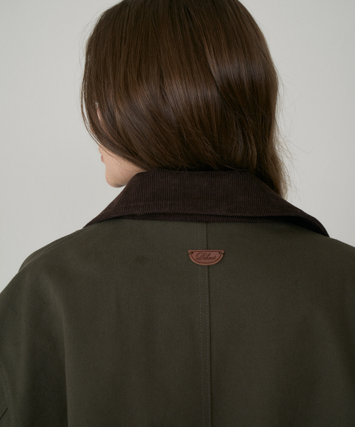 DEHEVE（デヘヴェ）の「Check Sleeve Work Jacket [Khaki]（その他アウター・レディース・カーキ・OS）」の18枚目の写真