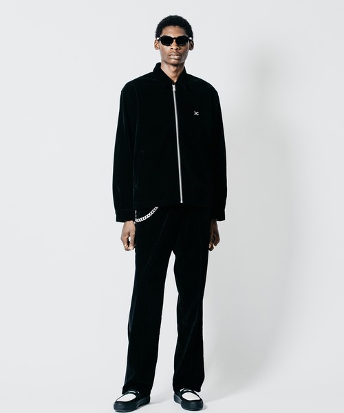 CRIMIE(クライミー)の「VELOUR TRACK SUIT PANTS(スラックス・メンズ・ブラック/グリーン・XXL/XL/L/M/S)」の3枚目の写真