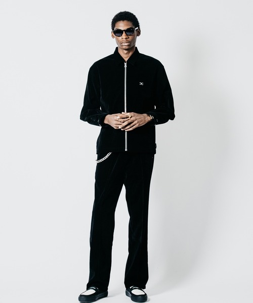 CRIMIE(クライミー)の「VELOUR TRACK SUIT PANTS(スラックス・メンズ・ブラック/グリーン・XXL/XL/L/M/S)」の16枚目の写真