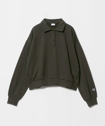【別注】＜Champion＞ CVC ヘンリーボタン スウェット プルオーバー