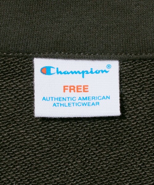 Champion(チャンピオン)の「【別注】<Champion> CVC ヘンリーボタン スウェット プルオーバー(スウェット・レディース・ナチュラル/レッド/ブラック・FREE)」の18枚目の写真