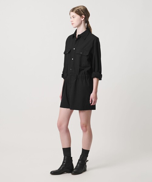 LOEFF(ロエフ)の「<LOEFF>ショート オールインワン(つなぎ/オールインワン・レディース・ブラック/ダークグレー・1/0)」の21枚目の写真