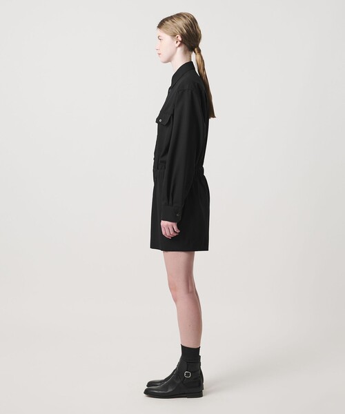 LOEFF(ロエフ)の「<LOEFF>ショート オールインワン(つなぎ/オールインワン・レディース・ブラック/ダークグレー・1/0)」の18枚目の写真