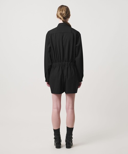 LOEFF(ロエフ)の「<LOEFF>ショート オールインワン(つなぎ/オールインワン・レディース・ブラック/ダークグレー・1/0)」の17枚目の写真