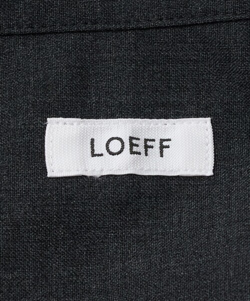 LOEFF(ロエフ)の「<LOEFF>ショート オールインワン(つなぎ/オールインワン・レディース・ブラック/ダークグレー・1/0)」の4枚目の写真