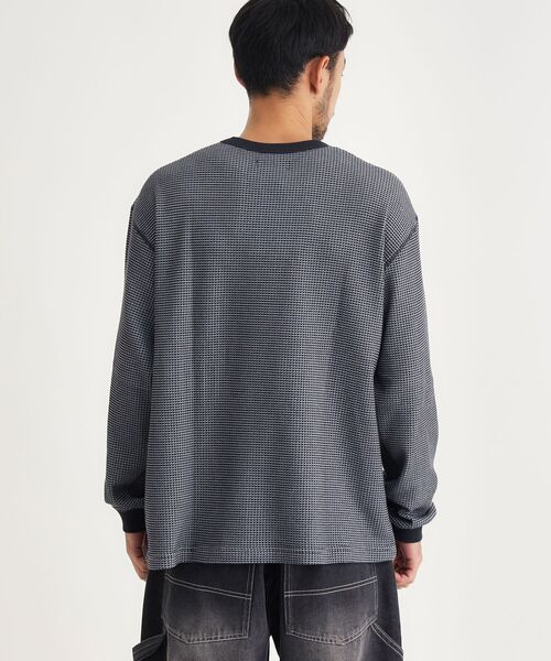 BACK NUMBER(バックナンバー)の「ワッフルクルーロンT(Tシャツ/カットソー・メンズ・ネイビー/カーキ/ブラック・05/04/06)」の11枚目の写真