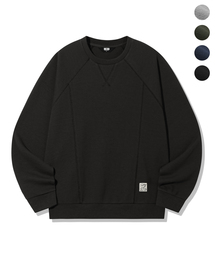 オーバーロックステッチワッフルスウェット_4color