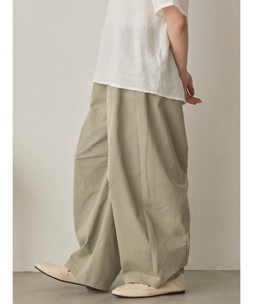 Day and Grade(デイアンドグレイド)の「撥水シワ加工ストレッチカーブパンツ / 軽量(その他パンツ・レディース・ライトカーキ/ブラック・FREE)」の11枚目の写真