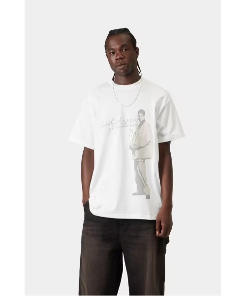 Carhartt WIP(カーハートダブリューアイピー)の「S/S Archive 95 T-Shirt(Tシャツ/カットソー・メンズ・ブラック/ホワイト・MEDIUM/SMALL/LARGE)」の1枚目の写真