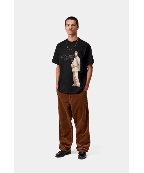 Carhartt WIP(カーハートダブリューアイピー)の「S/S Archive 95 T-Shirt(Tシャツ/カットソー・メンズ・ブラック/ホワイト・MEDIUM/SMALL/LARGE)」の3枚目の写真