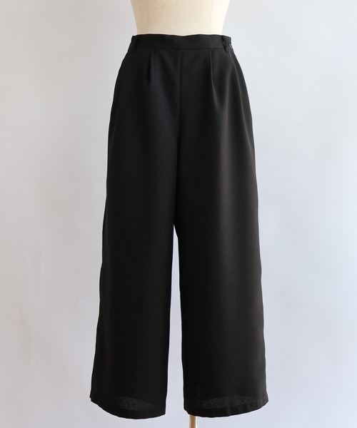 etre relie(エトレリー)の「リネンオックスワイドパンツ(その他パンツ・レディース・ベージュ/ブラック・SMALL/MEDIUM)」の8枚目の写真
