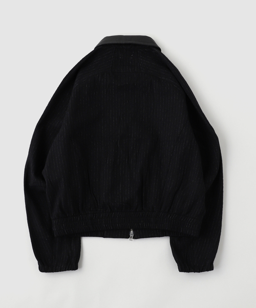 JIEDA(ジエダ)の「JIEDA / ジエダ LEATHER COLLAR SHORT JACKET(その他アウター・メンズ・ブラック・1/2)」の3枚目の写真