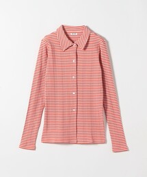 MONT KEMMEL（モンケメル）の「MONT KEMMEL:〈手洗い可能〉襟付き ボーダー リブ カットソー（Tシャツ/カットソー）」
