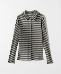 MONT KEMMEL（モンケメル）の「MONT KEMMEL:〈手洗い可能〉襟付き ボーダー リブ カットソー（Tシャツ/カットソー）」