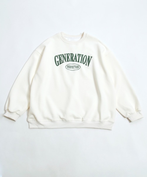 Rejoule(リジュール)の「刺繍ロゴ入り ビッグシルエットスウェット(スウェット・レディース・ブラウン/アイボリー/グレー・FREE)」の16枚目の写真