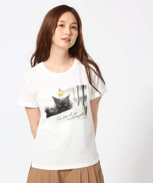 GLOBAL WORK(グローバルワーク)の「【吸水速乾】ロゴプリントTシャツ半袖/712441(Tシャツ/カットソー・レディース・ホワイト/ホワイト系その他/ブラック/グレー/ネイビー/その他2/その他3/カーキ/ホワイト系その他2/ライトグレー/ダークブルー/その他1/ダークグレー/その他4・LARGE/SMALL/MEDIUM)」の14枚目の写真