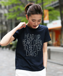 GLOBAL WORK | 【機能素材】ロゴプリントTシャツ半袖/712441(Tシャツ/カットソー)