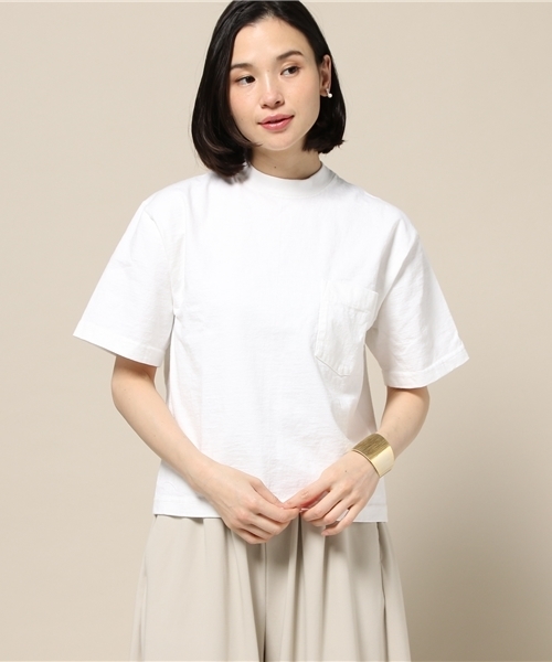 CAMBER(キャンバー)の「pocket T 16SS(CAMBER)(Tシャツ/カットソー・レディース・ホワイト/ブラック/ネイビー・FREE)」の1枚目の写真