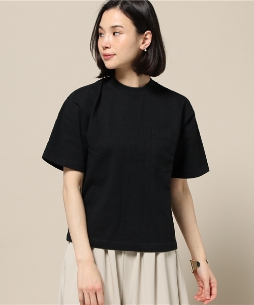 CAMBER(キャンバー)の「pocket T 16SS(CAMBER)(Tシャツ/カットソー・レディース・ホワイト/ブラック/ネイビー・FREE)」の2枚目の写真