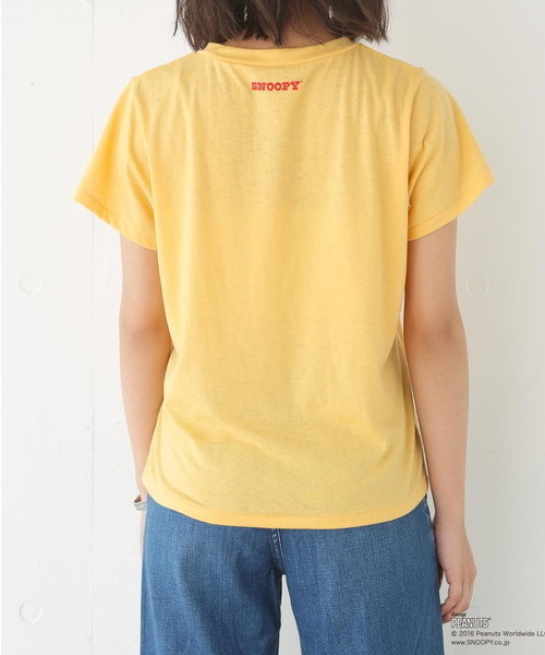 SLY（スライ）の「VINTAGE PEANUTS T/SH&TOTE SET（Tシャツ/カットソー・レディース・ライトブルー/ブラック/オフホワイト/イエロー・2/1）」の17枚目の写真