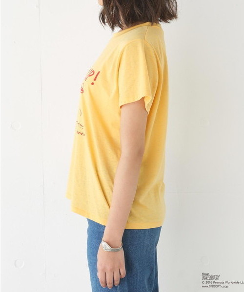 SLY（スライ）の「VINTAGE PEANUTS T/SH&TOTE SET（Tシャツ/カットソー・レディース・ライトブルー/ブラック/オフホワイト/イエロー・2/1）」の18枚目の写真